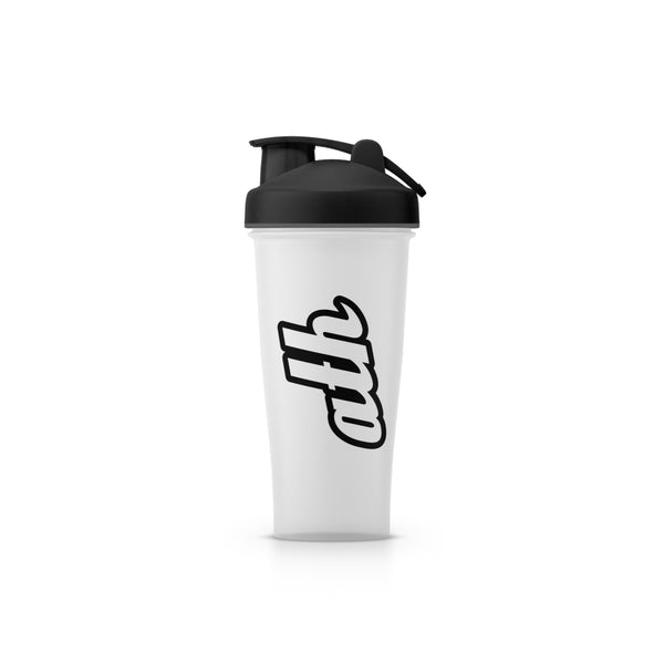 2pc 20oz White Black Protein Drink Shaker Bottle Sport Exercise Mix Cu